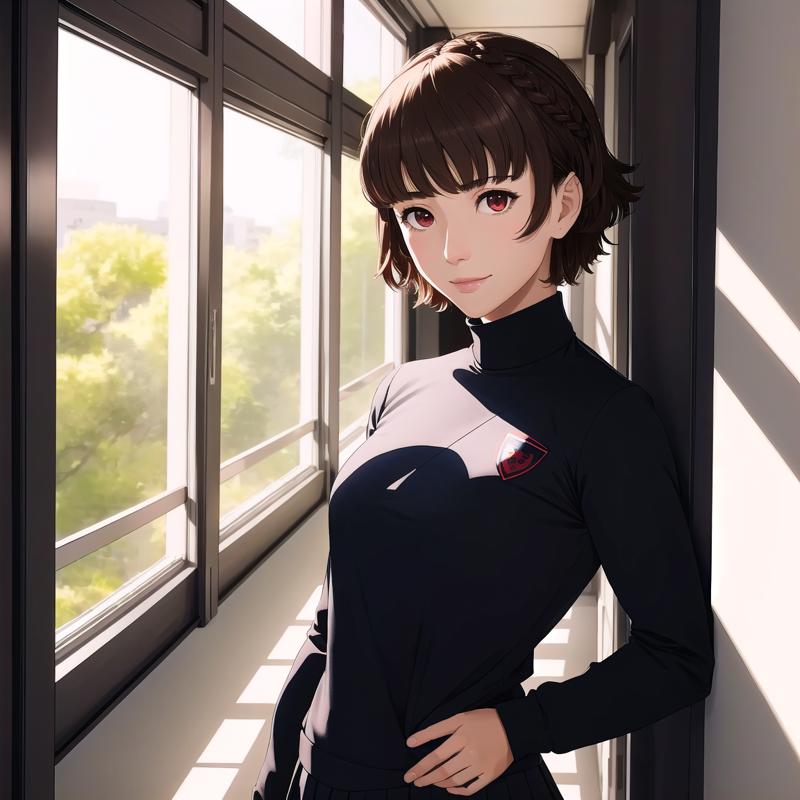 00548-154871097-Niijima Makoto _(Persona 5_), 1girl, niijima makoto, solo, brown hair, crown braid, braid, short hair, looking at viewer, red ey.png